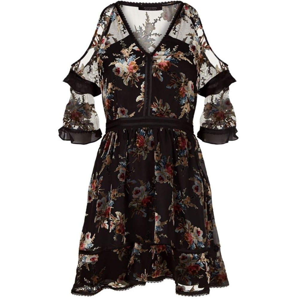 ALL SAINTS Christal Rosarium Dress